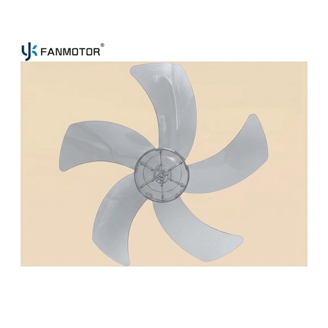 Universal 16 Inch 5-Leaf Plastic Fan Blades Durable Replacement Parts for Industrial & Commercial Pedestal Fans