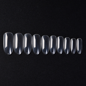 500 pièces/boîte – Faux ongles japonais à tête ronde, style français, en ABS, couvrance totale, durables, pour salon de manucure et outil de manucure - Product Image 5
