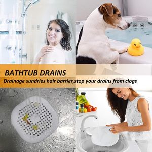 Hot Sale Bathroom Sink Drain Strainers Hair Catcher Shower Drain Covers Protector Flexible Multiple Colors for Bathroom - Product Image 3