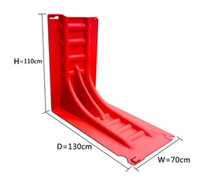 Barriera antiallagamento leggera curva in ABS con barriera antiallagamento impermeabile di tipo L - Product Image 1