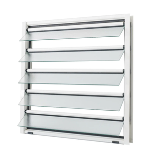 Su misura moderno UPVC vetro temperato persiane a ghigliottina regolabili <span class=keywords><strong>per</strong></span> la casa e la Villa - Product Image 3