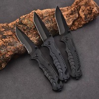 Couteau pliant de survie d'urgence pour barbecue en acier inoxydable Portable outil de fenêtre cassé multifonctionnel lave-vaisselle sûr pour droitier