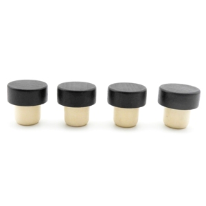 19.5mm T sughero con parte superiore <span class=keywords><strong>in</strong></span> <span class=keywords><strong>legno</strong></span> per Vodka Whisky bottiglia di vetro Logo personalizzato Pilfer prova di sughero bottiglia di Rum - Product Image 2