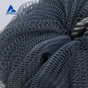 Éponge de bain Amigo 40g ovale en PP avec poignée en corde pour le frottement du dos et la création de mousse sous la douche - Product Image 2