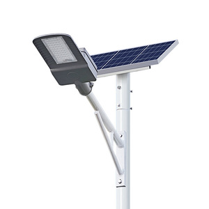 Solar Street <b>Light</b> 100W IP67 Waterproof PIR <b>Motion</b> <b>Sensor</b> All in One Integrated Pole for Road Garden Area Lighting - Product Image 2
