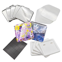 Aimants photo numériques écologiques de forme carrée 50*50mm, aimants de réfrigérateur DIY, décoration, aimants promotionnels