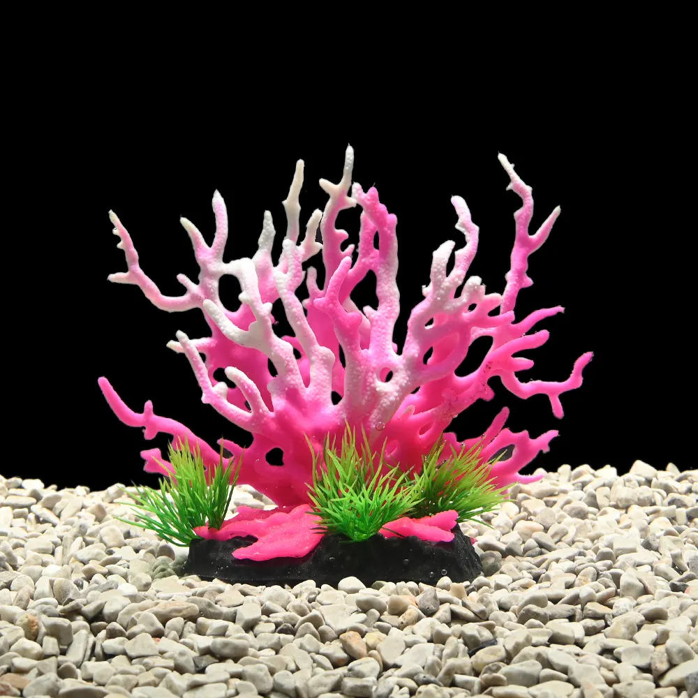 Decoración exquisita de resina Artificial para acuario, Coral, para pecera, venta al por mayor