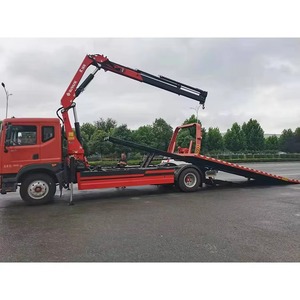 รถยก Dongfeng D9 ของแท้จากโรงงาน, รถเครนยกขนาด 8 ตัน บูมพับได้ 4 ท่อน, รถยกแบบพื้นเรียบพร้อมฟังก์ชั่นยก - Product Image 3