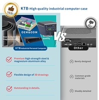 KTB Boîtier de montage en rack PC I5/I7/I9 PC industriel 4U Performance robuste 19 "Standard monté en rack IPC-611 ordinateur industriel