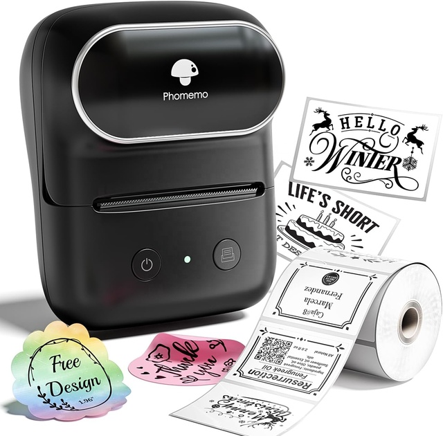 M108 Portable Thermal Mini Photo Sticker Printer 2-inch Pocket Impresora Wireless Mobile Cheap Wholesale