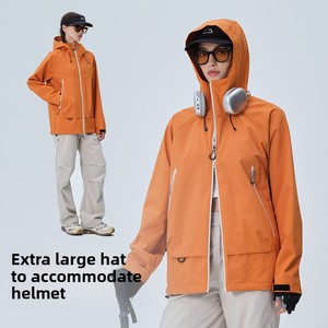 <span class=keywords><strong>Chaqueta</strong></span> 3 en 1 con Capucha para <span class=keywords><strong>Hombre</strong></span> y Mujer, Resistente al Agua y al Viento, con Cierre Tex, Ajuste Táctico para Montañismo - Product Image 4