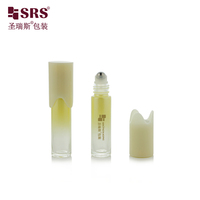 Nouveau design de bouchon en plastique, flacon roll-on en verre unique de 10 ml pour huile essentielle
