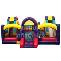 Terrain de jeu interactif gonflable Fun City pour enfants et adultes