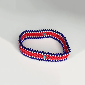 Tự Do Quà Tặng Rica <span class=keywords><strong>Grenada</strong></span> Panama Honduras Cờ Đính Cườm Vòng Đeo Tay - Product Image 2