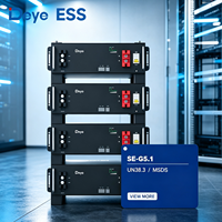 Batterie Deye 51.2V 100Ah 5kwh, batterie basse tension SE-G5.1 LiFePO4 Lithium Lon pour système de stockage d'énergie solaire