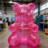 Mascotte gonflable géante personnalisée en PVC, ours sexy, pour exposition