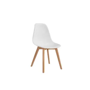 Chaise de salle à manger intérieure contemporaine en fibre de verre en forme de diamant meubles de maison cuisine salle à manger en vente - Product Image 2