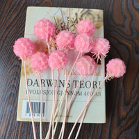 Ge conserveerde bloemen bruidsboeket 10 stelen voor bruiloft, huis, kantoor en feestdecoratie