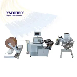 Neofibo Fiber patch cord machine Corte totalmente automático e descascamento máquina de cabo FTTH Fiber Drop Cable Cutting Machine