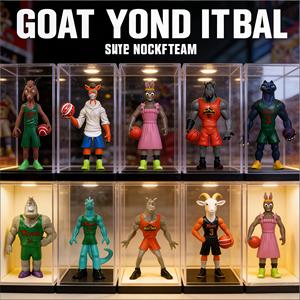 Figura de Anime GOAT Peak, Caja Misteriosa del Equipo de Ensueño, Modelo de Dibujos Animados, Decoración para el Hogar y Escritorio - Product Image 1