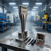 Dents de déchiqueteur forgées extra-affûtées pour pelle hydraulique Daewoo 360, référence 00032TL, résistantes à l'usure, pour travaux miniers sur sols congelés, garantie 1 an