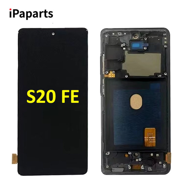 Factory Wholesale Price for Samsung Galaxy S20 S21 FE 5G SM-G990B OLED LCD Screen Digitizer Full Assembly Frame