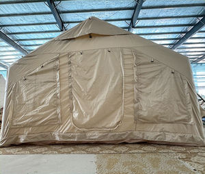 Factory <b>Outdoor</b> Inflatable Camping Tent <b>Waterproof</b> Portable Lightweight Oxford Fabric Quick Setup Double Layer - Product Image 1