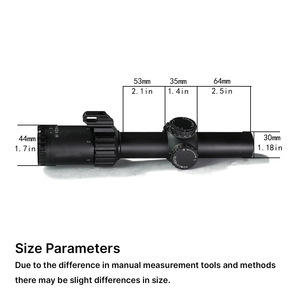 BANGBANG 1-6X24 FFP Telescopio Terrestre con Tubo de Aluminio de 30 mm, Impermeable, HD, Enfoque Lateral, Observación al Aire Libre - Product Image 4