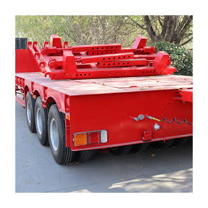 Les ventes directes d'usine peuvent personnaliser la <span class=keywords><strong>remorque</strong></span> de <span class=keywords><strong>camion</strong></span> à lit bas à 4 essieux <span class=keywords><strong>et</strong></span> la <span class=keywords><strong>remorque</strong></span> à plat à lit bas de 80 tonnes - Product Image 3