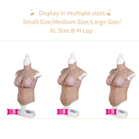 Seins réalistes de la 7ème génération, accessoire pour Drag Queen, poitrine réaliste en Silicone, demi-corps, livraison directe depuis l'usine