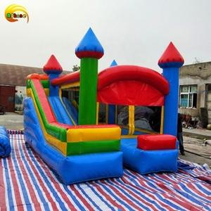 Venta caliente tobogán inflable con obstáculo para Parque de entretenimiento y Parque de Atracciones rebote inflable con tobogán para niños - Product Image 6