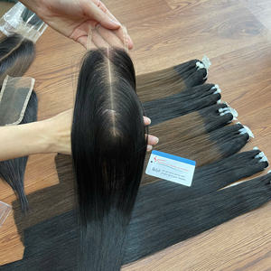 Extensiones de Cabello Humano Brillante con Cierre Frontal y Trasero 2x6 de Encaje Transparente al por Mayor de Vietnam - Product Image 4