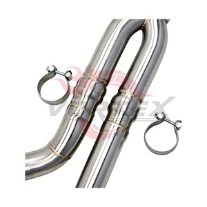 Vortex Stainless Steel Mirror Polished Single Midpipe for M3 F80/M4 F82 S55 High Performance TIG Welded Racing <b>Exhaust</b> - Product Image 3