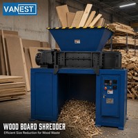 Heavy Duty Wood Log Shredder Machine Industrial Double Shaft Waste Timber Branch Wood Recycling Grinder Crusher Equipment