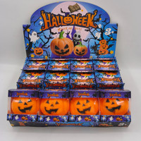 Jouet anti-stress souple en forme de citrouille d'Halloween, extensible, design de dessin animé, matériau TRP, taille personnalisée, unisexe