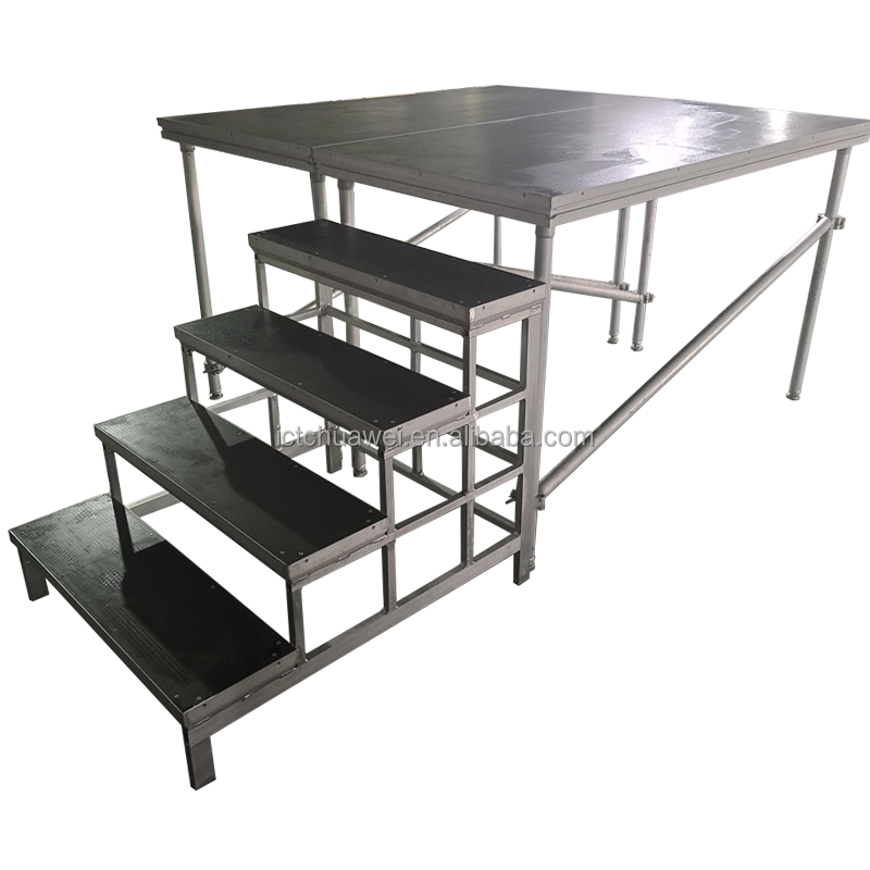 Concert Aluminum Wedding Arylic or Wood Top Event Round Stage Platform · image 3