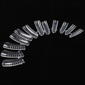 120 Uñas Postizas de Doble Forma de PP para Construcción Rápida, Moldes para Extensión de Gel UV, Puntas para Arte de Uñas - Product Image 5