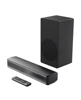 Etistar Modern Premium 2.1ch, Barra de Sonido Inalámbrica de Madera con Subwoofer, Sistema de Cine en Casa con Control Remoto OEMODM