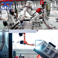 Bras robotisé de soudage par points pour carrosserie automobile personnalisé, ABB 6 axes, bras robotisé robuste, équipement de fabrication automobile