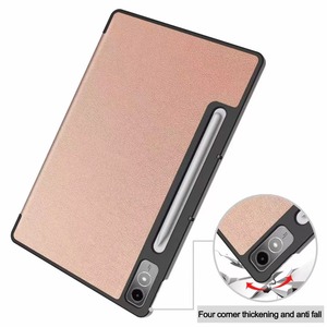 Hot Selling 3 Fold Pu Positieve TPU Backplane <span class=keywords><strong>Tablet</strong></span> Case Voor Lenovo Pad Tab P12 12.7 <span class=keywords><strong>Inch</strong></span> Case - Product Image 1