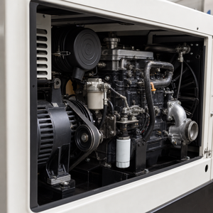 Generador Diésel Encapsulado de Bajo Ruido de 25 kVA para Energía de Respaldo Residencial LINGGE Trifásico 400 V 50 Hz - Product Image 2