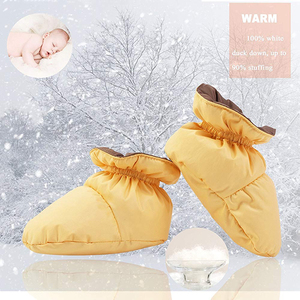 Gros <span class=keywords><strong>Cosy</strong></span> Down Hiver Chaud Pantoufles Intérieures Lit Bébé Filles Chaussures Cheville Bottes De Neige Pieds Plus Chaud 4-12 Mois - Product Image 5