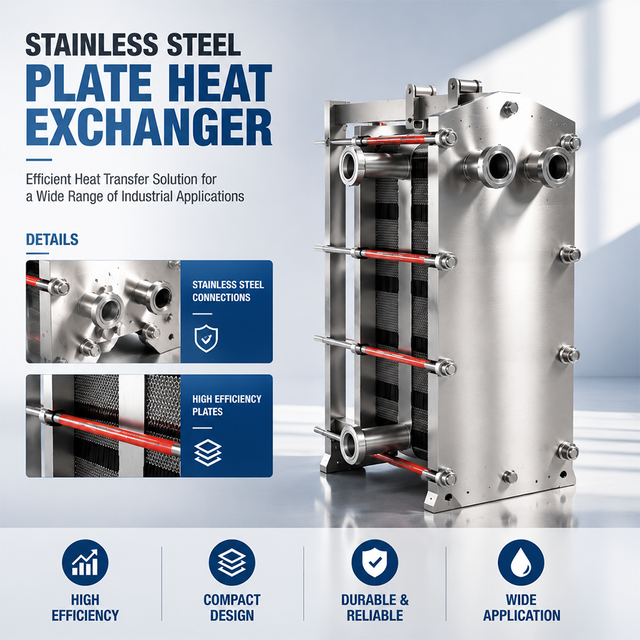 Food Grade Sanitary Gasket Plate Heat Exchanger for Milk Pasteurization and Beverage Cooling 100% Compatible with Sondex Model