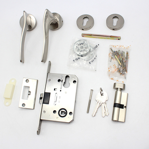 Kẽm Hợp Kim Sóng Thiết Kế Xử Lý Phòng Ngủ Gỗ Cửa An Ninh Khóa Key Mở Khóa Từ Im Lặng Không Thấm Nước Sự Riêng Tư Chức Năng Khóa Cơ Thể - Product Image 5