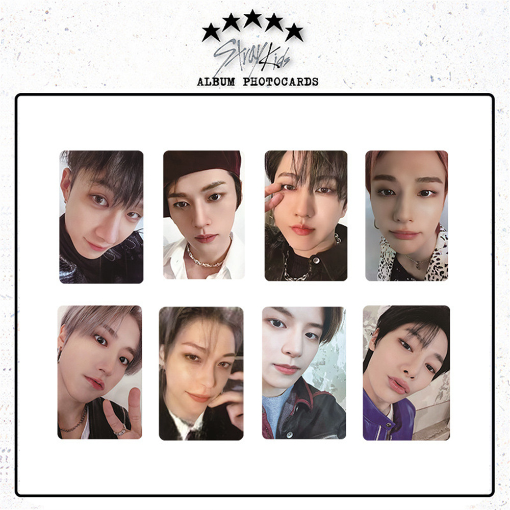 KPOP Stray Kids 5-STAR HD Photocards 8Pcs Set – Felix, Hyunjin