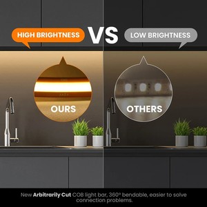 Sxzm độ sáng cao miễn phí-cắt fcob <span class=keywords><strong>LED</strong></span> Strip ánh sáng, 24V/12V DC, 8 mét chiều rộng, ra 90 +, Dimmable, linh hoạt mini-cut 528led Fob <span class=keywords><strong>COB</strong></span> <span class=keywords><strong>LED</strong></span> - Product Image 6