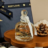 Coffret Cadeau de Bougies Parfumées Artisanales en Bois de Luxe, Aromathérapie, Bougies Bulle de Noël, Coffret Cadeau Premium pour Soins Personnels