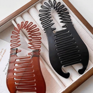 Nouvelle Épingle à Cheveux Géométrique en Plastique, Design Simple et Original, Haute Qualité, Élégante et Tendance, Bijoux de Mode pour Femmes, Vente en Gros - Product Image 4
