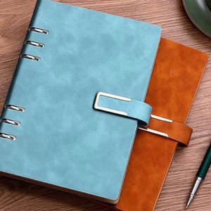 Libreta de Anillas Personalizada al por Mayor, con Tapa Dura de Cuero, Hojas Sueltas, Organizador, Diario, A5/A6, Carpeta Ejecutiva - Product Image 2