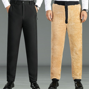 <span class=keywords><strong>กางเกง</strong></span>ทรงตรง<span class=keywords><strong>ส</strong></span>ำหรับผู้<span class=keywords><strong>ชาย</strong></span>ผ้าฟลีซหนาขนแกะขนาดใหญ่<span class=keywords><strong>ส</strong></span>ำหรับฤดูหนาว - Product Image 3